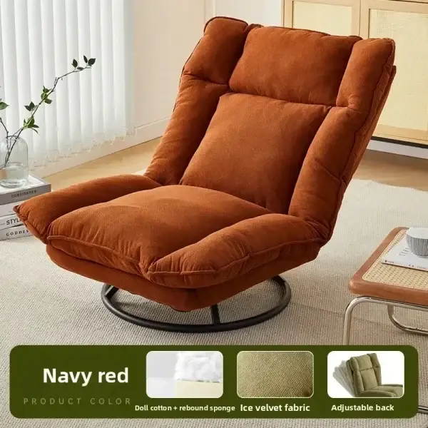 Adjustable backrest rotating swivel chair
