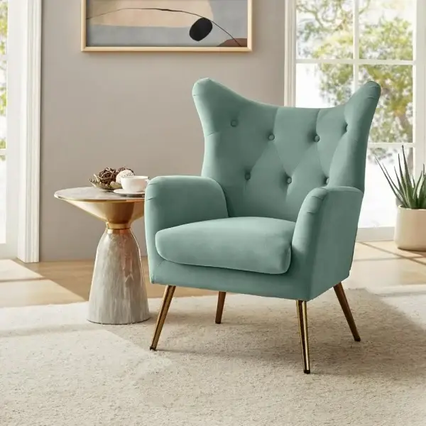 Modern Wingback Arm Chair