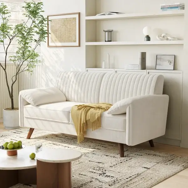 Chenille Loveseat